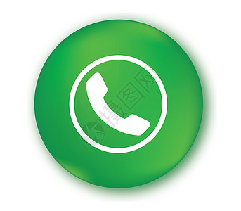 绿色手机图标电讯互联网扬声器标识按钮网站网络戒指插图演讲图片