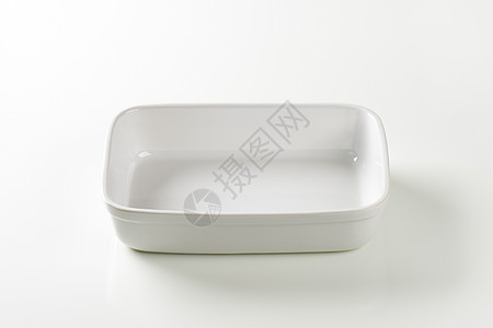 深瓷面包师盘子陶瓷炊具制品餐具长方形白色陶器矩形图片