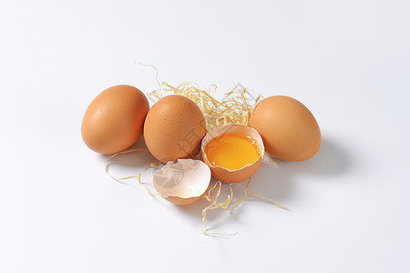 褐蛋食物蛋黄蛋壳高架鸡蛋图片