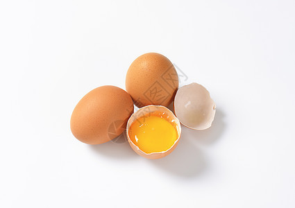 褐蛋食物蛋黄鸡蛋蛋壳高架图片