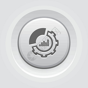 设置分析图标 简单设计数据商业金融艺术圆圈图表直方图报告插图推介会背景图片
