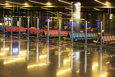 多哈国际机场大厅航班休息室城市建筑金属航空玻璃假期游客图片
