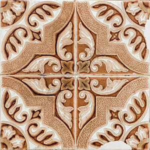 传统葡式琉璃瓦地面艺术家手工正方形艺术墙纸艺术品陶器材料几何学图片