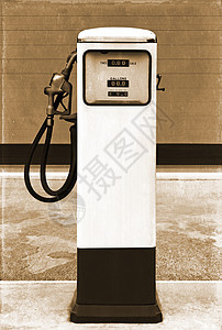 旧汽油泵旅行商业历史车站环境管道喷嘴工具运输汽油图片