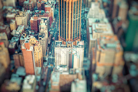 纽约日落时曼哈顿天际线的空中视图城市旅游地标摩天大楼建筑学建筑天空办公室场景苹果图片