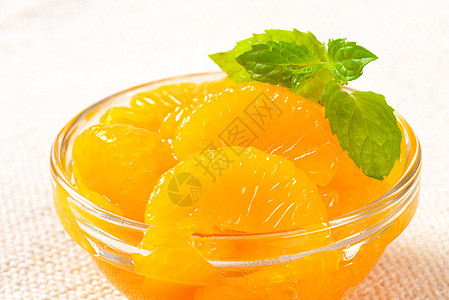 中日文橘子罐装罐头食物玻璃片段水果柑桔图片
