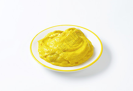 黄芥末芥末美味盘子调味品食物图片