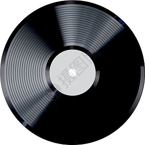 黑胶唱片矢量图 逼真的光盘设计 o图片