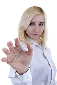 女性显示手的轮动动作旋转数字顾客公司海浪销售物品交易女士手指图片