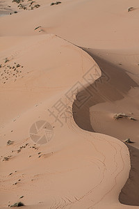 摩洛哥撒哈拉沙漠日落时的沙丘口渴海浪爬坡晴天橙子沙漠太阳阴影地形波纹图片