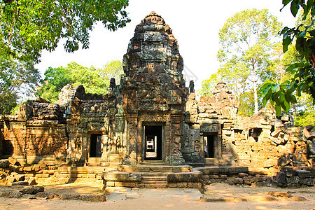 Ta Som寺庙 柬埔寨吴哥宗教地标高棉语历史性收获建筑纪念碑文化遗产历史图片