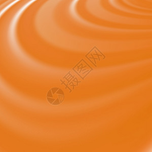 橙色波浪 光滑的漩涡背景图片