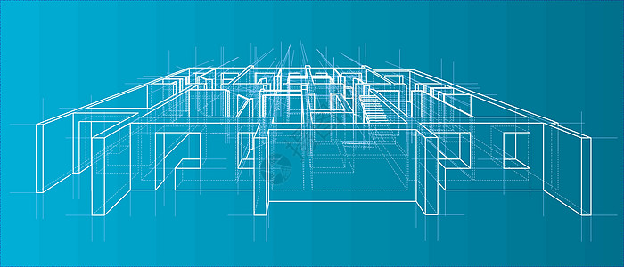 公寓楼样板间原理图3d渲染项目建筑学公寓蓝图店铺建筑师房子图片