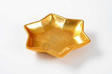 金金星碗制品餐具陶瓷星形金子陶器甜点图片