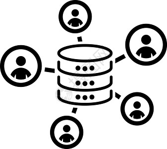 收集数据图标 平面设计体验数据中心贮存安全界面科学互联网大与服务器商业图片