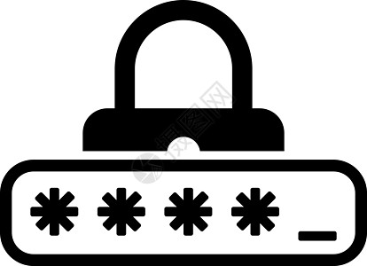 密码保护图标 平面设计界面插图体验钥匙用户隐私安全警告录取数据背景图片