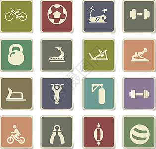 运动器材图标 se横梁赛马场自行车运动机哑铃拳击重量运动员图片