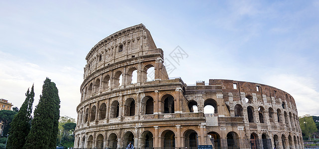 罗马大巨人竞技场 罗马的巨人竞技场蓝色废墟旅游地标历史性论坛帝国剧院吸引力图片