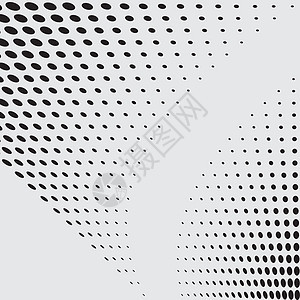 白色背景上的半色调点 它制作图案矢量艺术黑色圆形创造力传单网格线条坡度圆圈空白图片