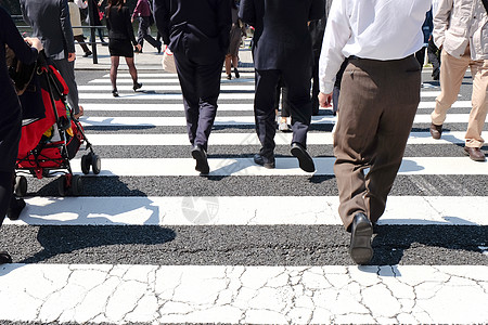 涉谷十字路口的步行者十字路口城市城市生活目的地水平街道旅行文化摄影路口游客图片