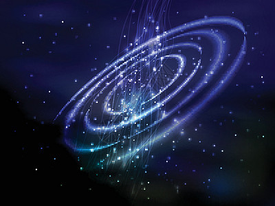 空间 您设计的的矢量图 美丽神奇世界蓝色宇宙星星靛青辉光天文学辐射星云行星图片