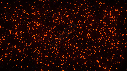 具有景深的橙色和金色余烬或颗粒爆炸闪光火花灰尘魅力橙子金子派对纸屑粒子微光图片