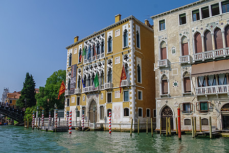 大运河上美丽的古典建筑 意大利威尼斯 意大利威尼斯图片