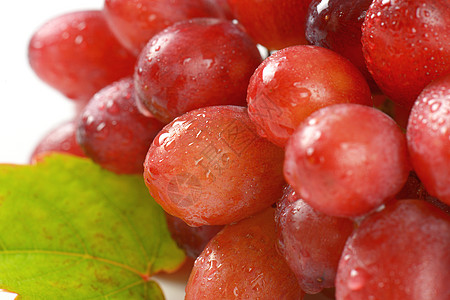 湿红葡萄水果浆果食物图片