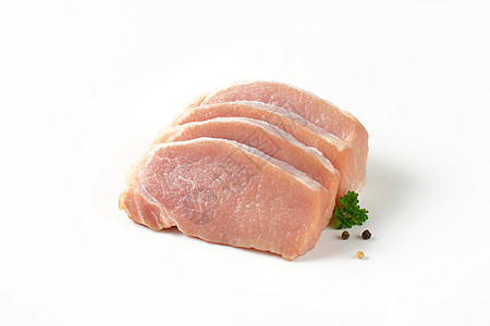 无骨猪排猪排猪肉印章食物腰部倾斜图片