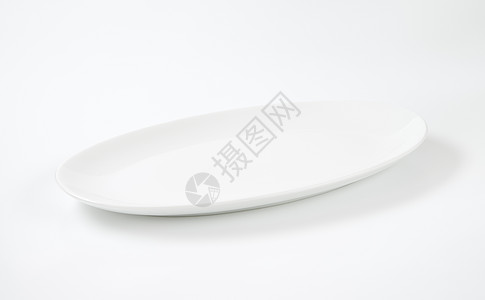 三联无框风景画白蛋白板制品陶瓷餐具椭圆形白色陶器拼盘背景