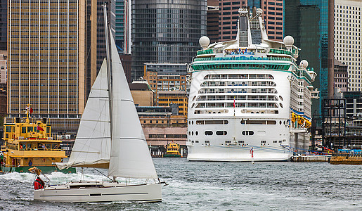 悉尼与新南威尔士港湾桥之景施工全景建筑教育桅杆建筑学海岸码头游艇中心图片
