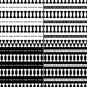 一套无缝模式与狗的骨头 矢量图片
