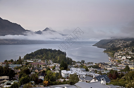 皇后镇 新西兰观光假期旅游冒险天空高山风景图片