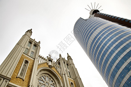 惠灵顿新西兰市旅游观光建筑地标摩天大楼游客城市景观场景市中心图片