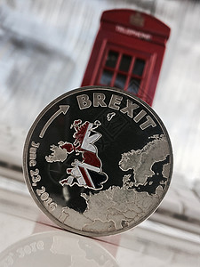 银氧化硬币旗帜货币世界红色边界脱欧投资商业移民电话图片
