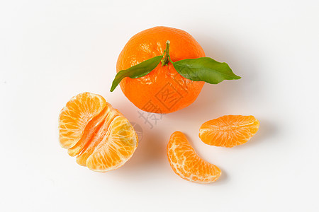 带分离区段的橘红色热带高架情调柑桔异国水果食物橘子图片