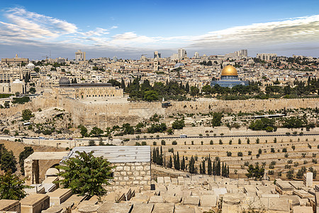 历史记录以色列的耶路撒冷城背景