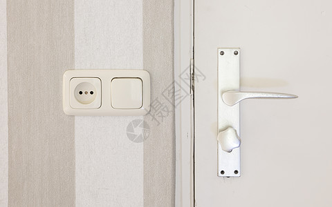 白色门 带铬财产入口房间锁孔合金内页出口房子门栓安全图片