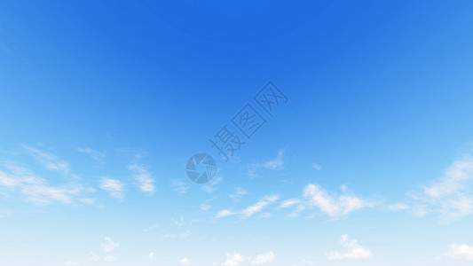 蓝天白云高的积云高清图片