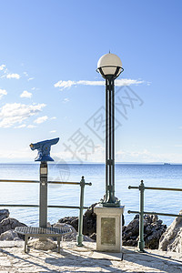 公共投币式旅游望远镜单筒天空日落风景旅行吸引力双目海滨硬币光学眼镜图片