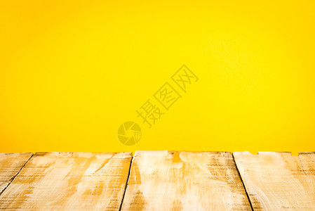 木桌顶乡村桌子黄色台面背景图片
