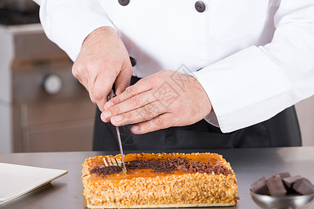 南瓜饼糕点厨师装饰餐厅蛋糕帽子甜点精加工蛋黄烹饪巧克力酒店男人背景