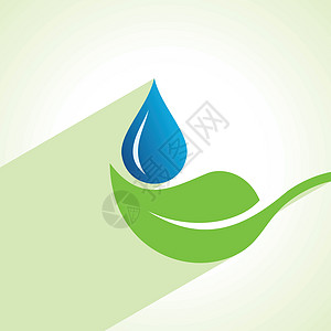 节约用水和环境概念股票 vecto行星世界防水液体生态植物回收活力水滴叶子图片