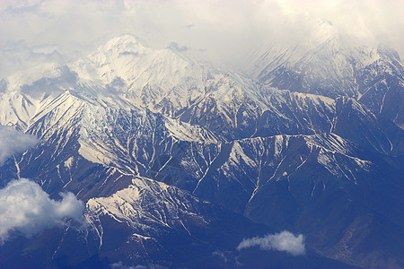 山顶有雪雪帽公园高山旅游天空蓝色国家照片地形挑战图片