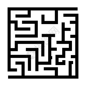Labyrinth 迷宫的谜团黑色颜色图标图片
