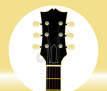 吉他头盘和食料公司乌木艺术品标准脖子蓝调艺术风俗绘画吉他音乐图片