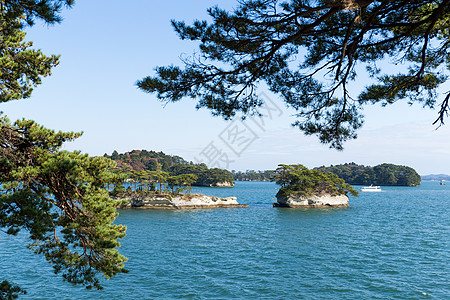 松岛湾的风景图片