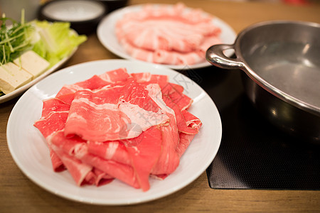 日本热锅饮食蔬菜盘子传统美食大豆烹饪午餐餐厅营养图片