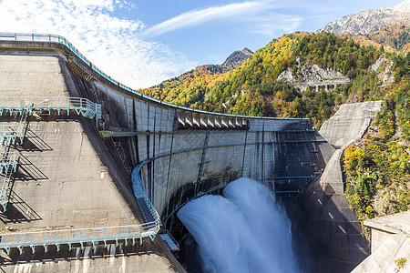 库罗贝大坝旅行黑部地标工程建筑学风景天际旅游吸引力水库图片