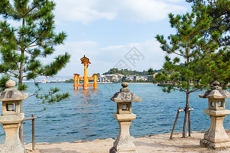 日本广岛的托里吉门(Torii Gate)图片